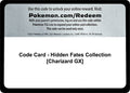 Image for Code Card - Hidden Fates Collection [Charizard GX] (HIF) - Pokemon