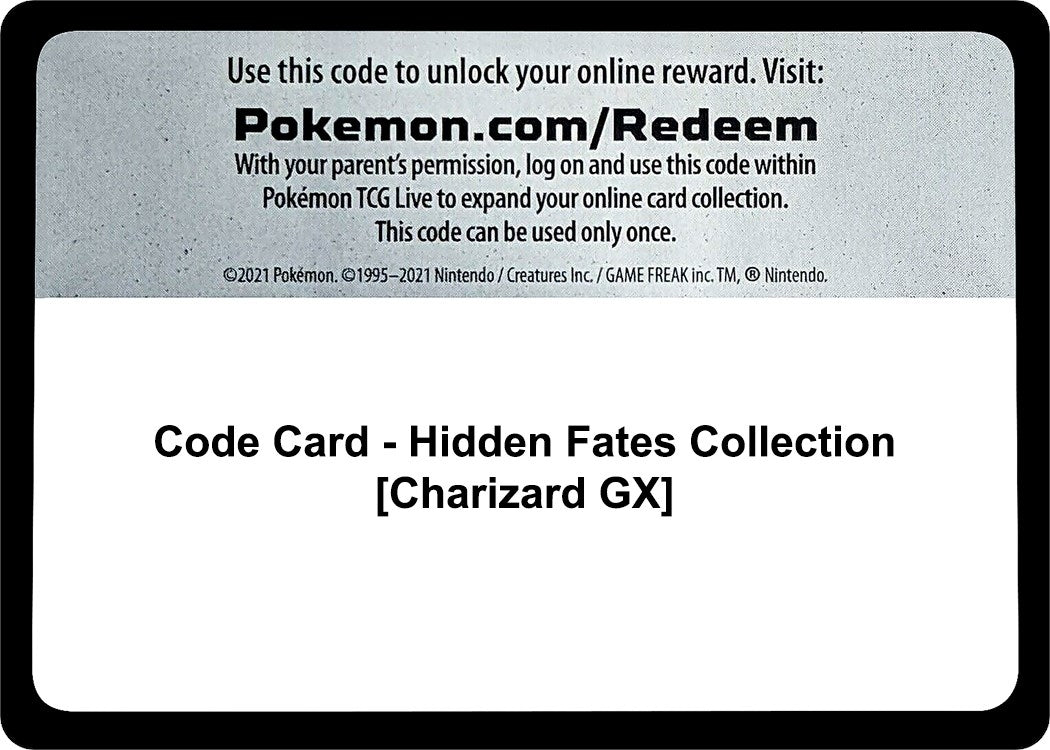 Image for Code Card - Hidden Fates Collection [Charizard GX] (HIF) - Pokemon