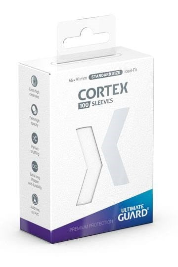 Image for Cortex Sleeves Standard Size - Glossy White (100ct.) - Card Sleeves