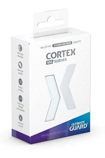 Image for Cortex Sleeves Standard Size - Glossy Clear (100ct.) - Card Sleeves