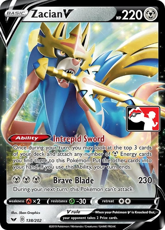 Image for Zacian V (138/202) - Pokemon