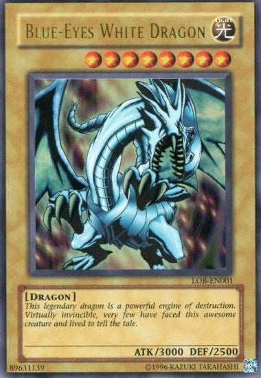 Image for Blue-Eyes White Dragon (LOB-EN001) (LOB-EN) - YuGiOh