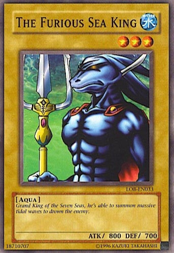 Image for The Furious Sea King (LOB-EN033) (Legend of Blue Eyes White Dragon (Worldwide English)) - YuGiOh