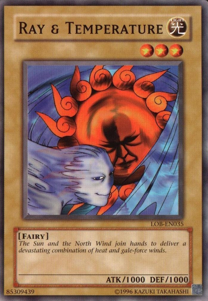 Image for Ray & Temperature (LOB-EN035) (Legend of Blue Eyes White Dragon (Worldwide English)) - YuGiOh