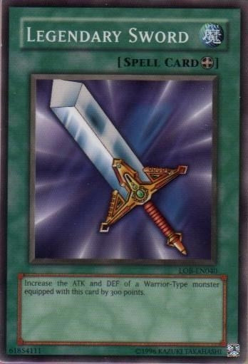 Image for Legendary Sword (LOB-EN040) (Legend of Blue Eyes White Dragon (Worldwide English)) - YuGiOh