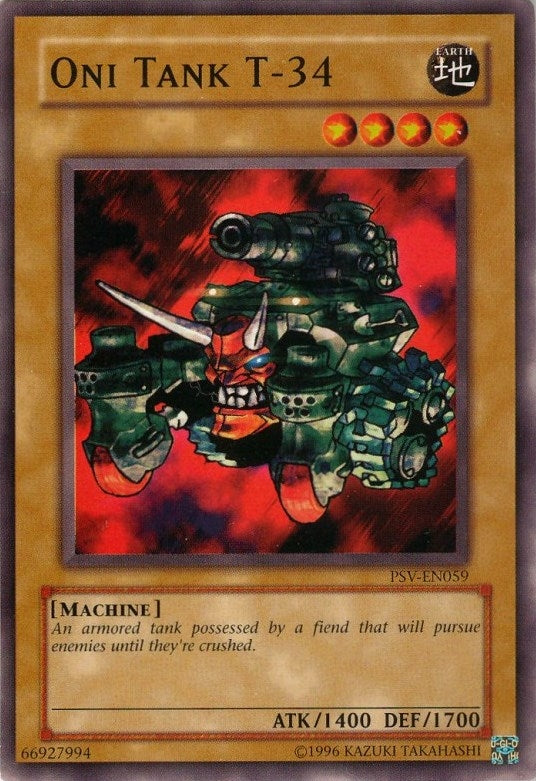 Image for Oni Tank T-34 (PSV-EN059) (Pharaoh's Servant (Worldwide English)) - YuGiOh