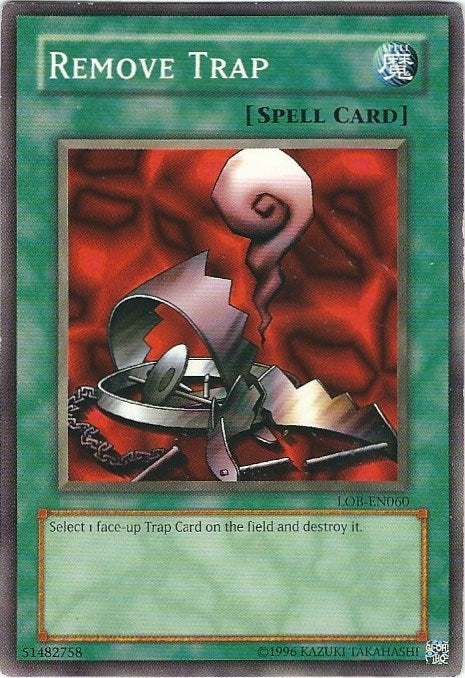 Image for Remove Trap (LOB-EN060) (Legend of Blue Eyes White Dragon (Worldwide English)) - YuGiOh