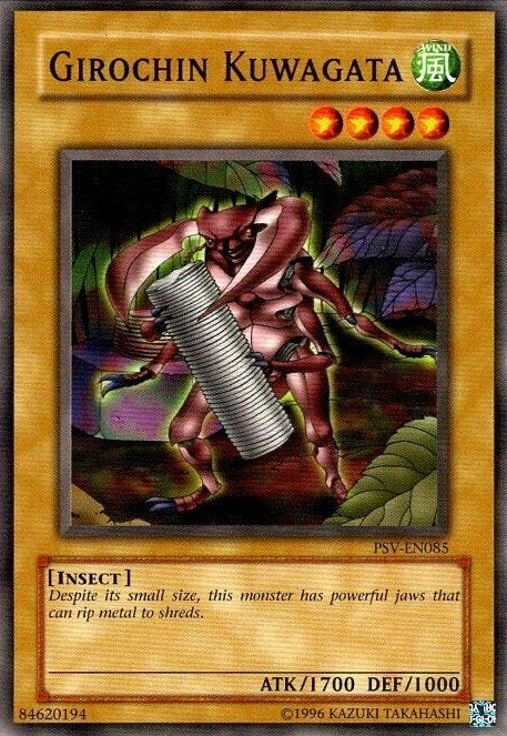 Image for Girochin Kuwagata (PSV-EN085) (Pharaoh's Servant (Worldwide English)) - YuGiOh