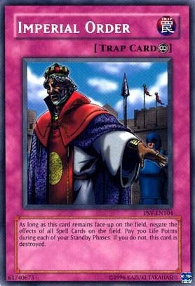 Image for Imperial Order (PSV-EN104) (Pharaoh's Servant (Worldwide English)) - YuGiOh