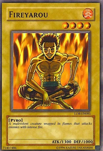 Image for Fireyarou (LOB-EN085) (Legend of Blue Eyes White Dragon (Worldwide English)) - YuGiOh