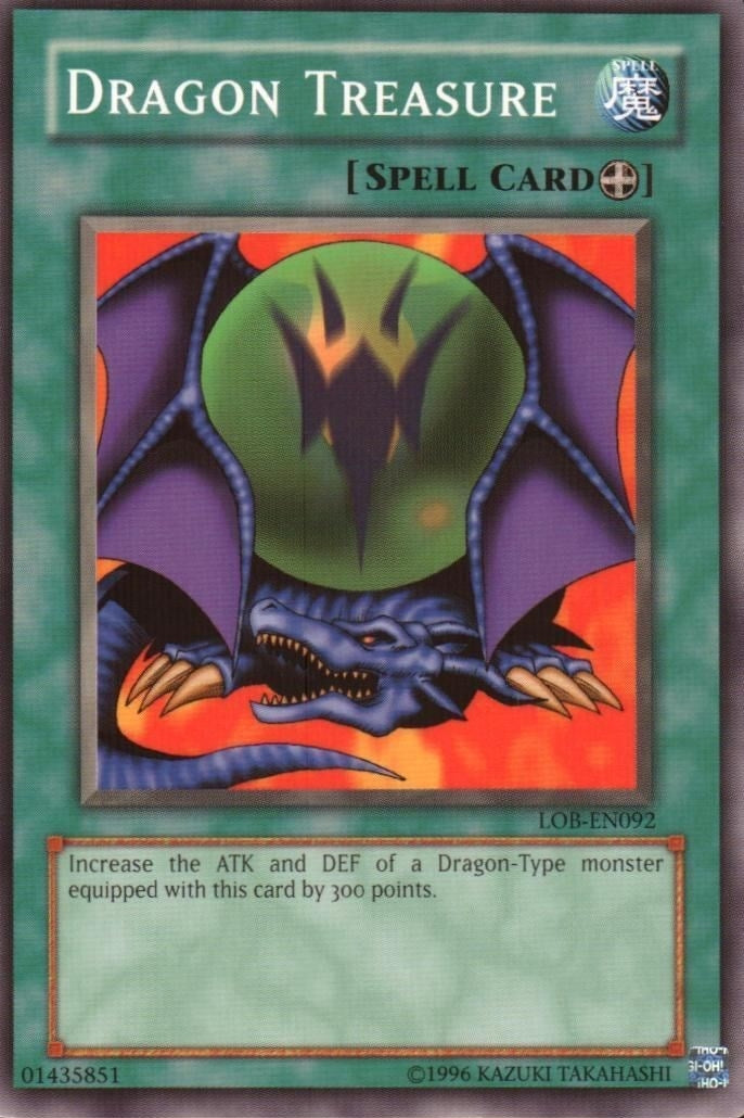 Image for Dragon Treasure (LOB-EN092) (Legend of Blue Eyes White Dragon (Worldwide English)) - YuGiOh