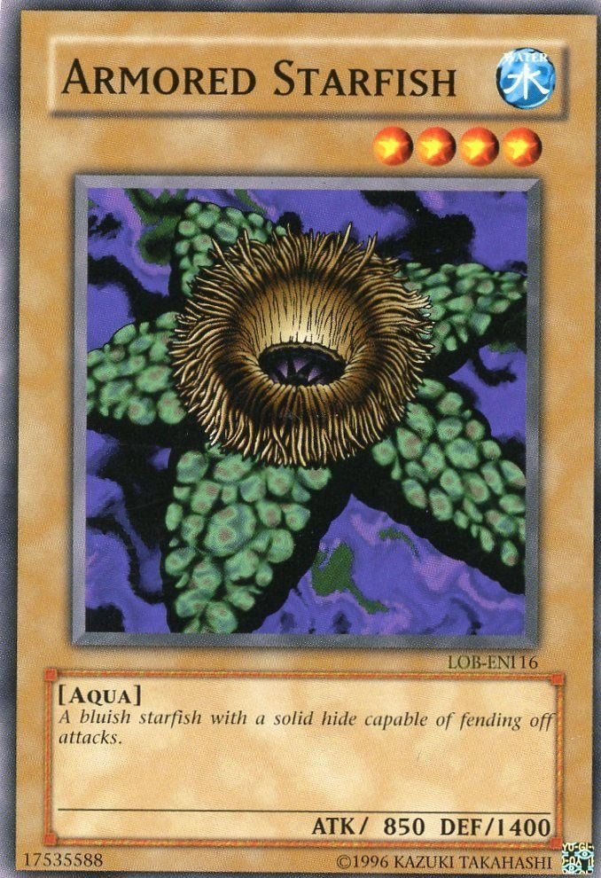 Image for Armored Starfish (LOB-EN116) (LOB-EN) - YuGiOh