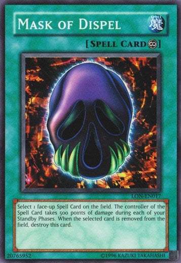 Image for Mask of Dispel (LON-EN017) (LON-EN) - YuGiOh