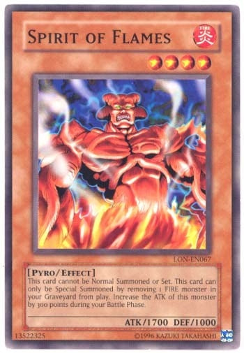 Image for Spirit of Flames (LON-EN067) (LON-EN) - YuGiOh