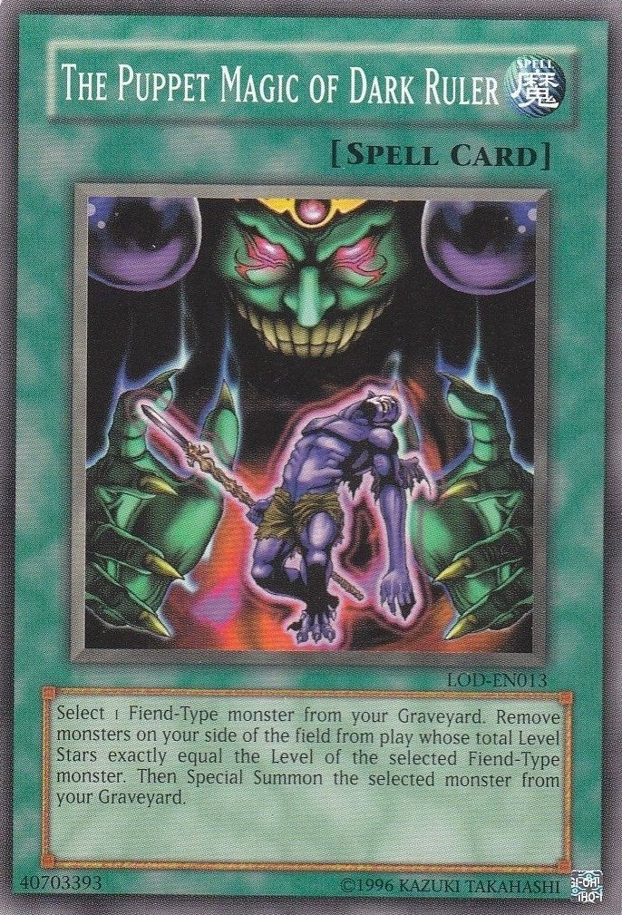 Image for The Puppet Magic of Dark Ruler (LOD-EN013) (LOD-EN) - YuGiOh