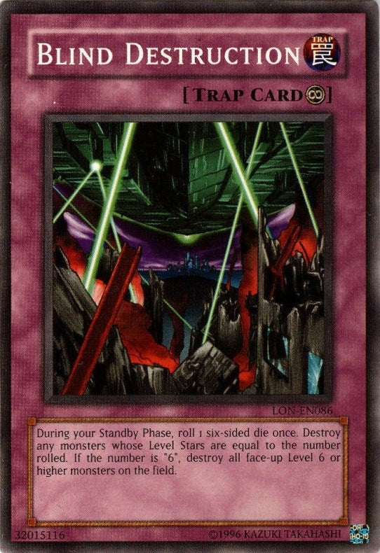 Image for Blind Destruction (LON-EN086) (LON-EN) - YuGiOh