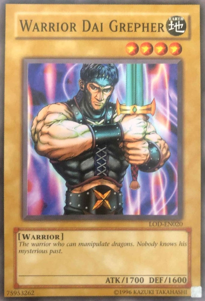 Image for Warrior Dai Grepher (LOD-EN020) (LOD-EN) - YuGiOh