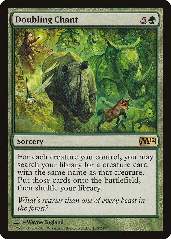 Image for Doubling Chant (170) (Magic 2012 (M12)) - Magic: The Gathering