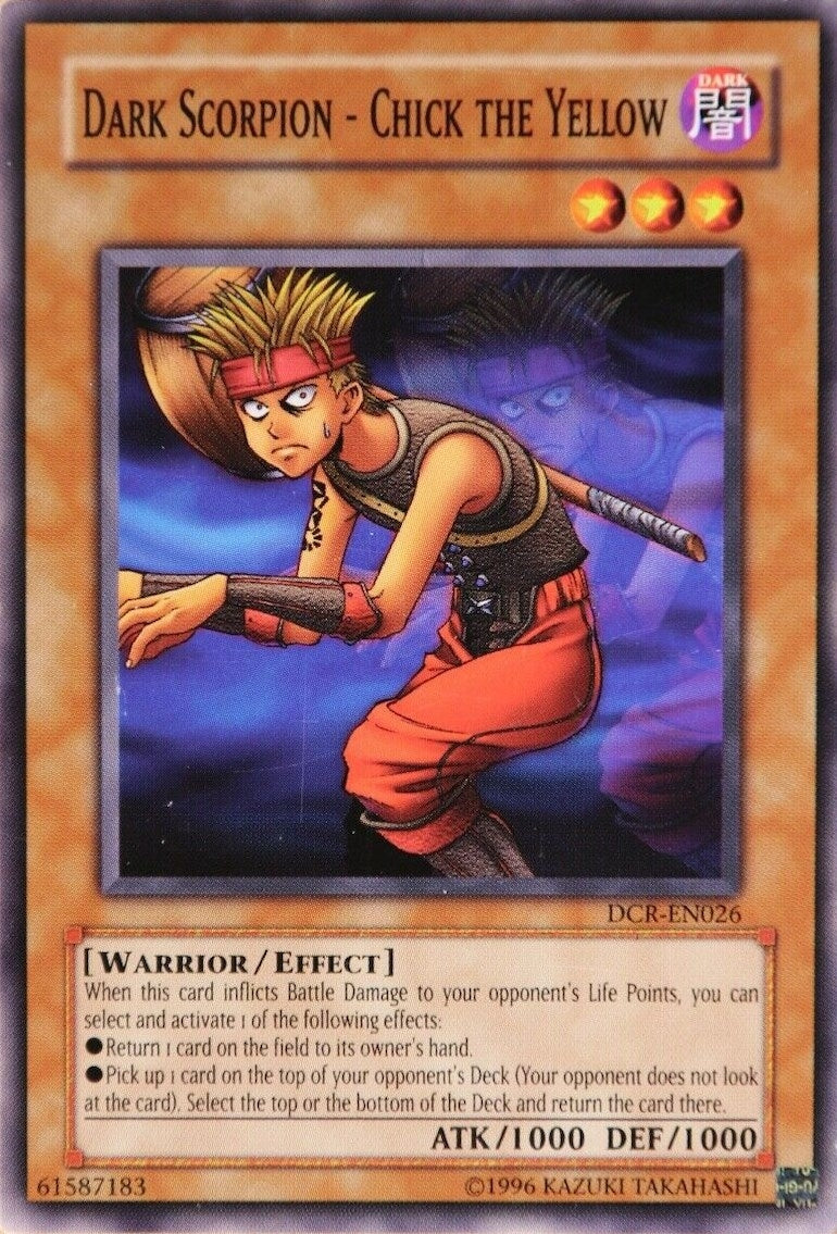 Image for Dark Scorpion - Chick the Yellow (DCR-EN026) (Dark Crisis (Worldwide English)) - YuGiOh