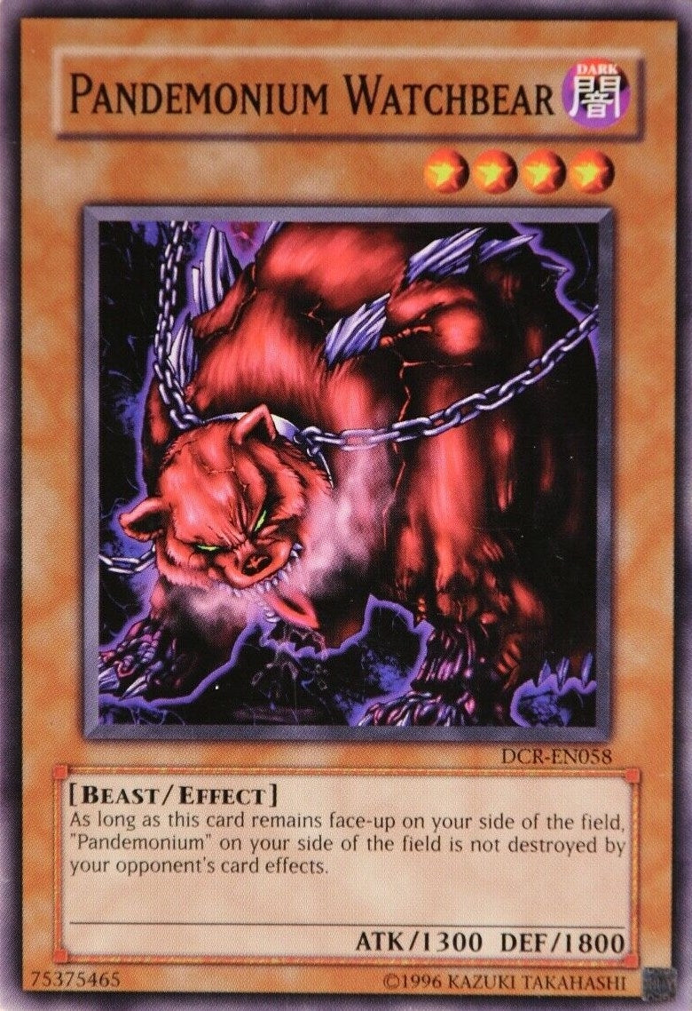 Image for Pandemonium Watchbear (DCR-EN058) (Dark Crisis (Worldwide English)) - YuGiOh