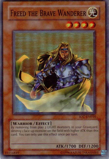 Image for Freed the Brave Wanderer (IOC-EN014) (Invasion of Chaos (Worldwide English)) - YuGiOh