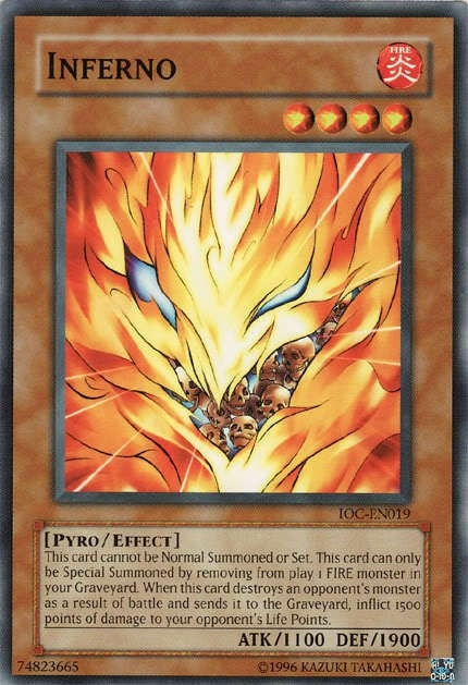 Image for Inferno (IOC-EN019) (Invasion of Chaos (Worldwide English)) - YuGiOh