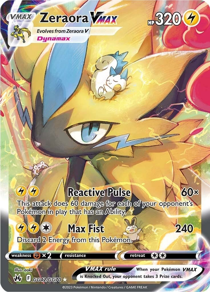 Image for Zeraora VMAX (GG42/GG70) (CRZ:GG) - Pokemon
