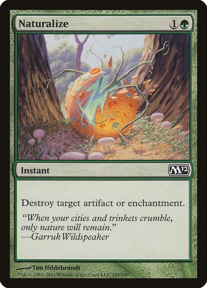 Image for Naturalize (185) (Magic 2012 (M12)) - Magic: The Gathering
