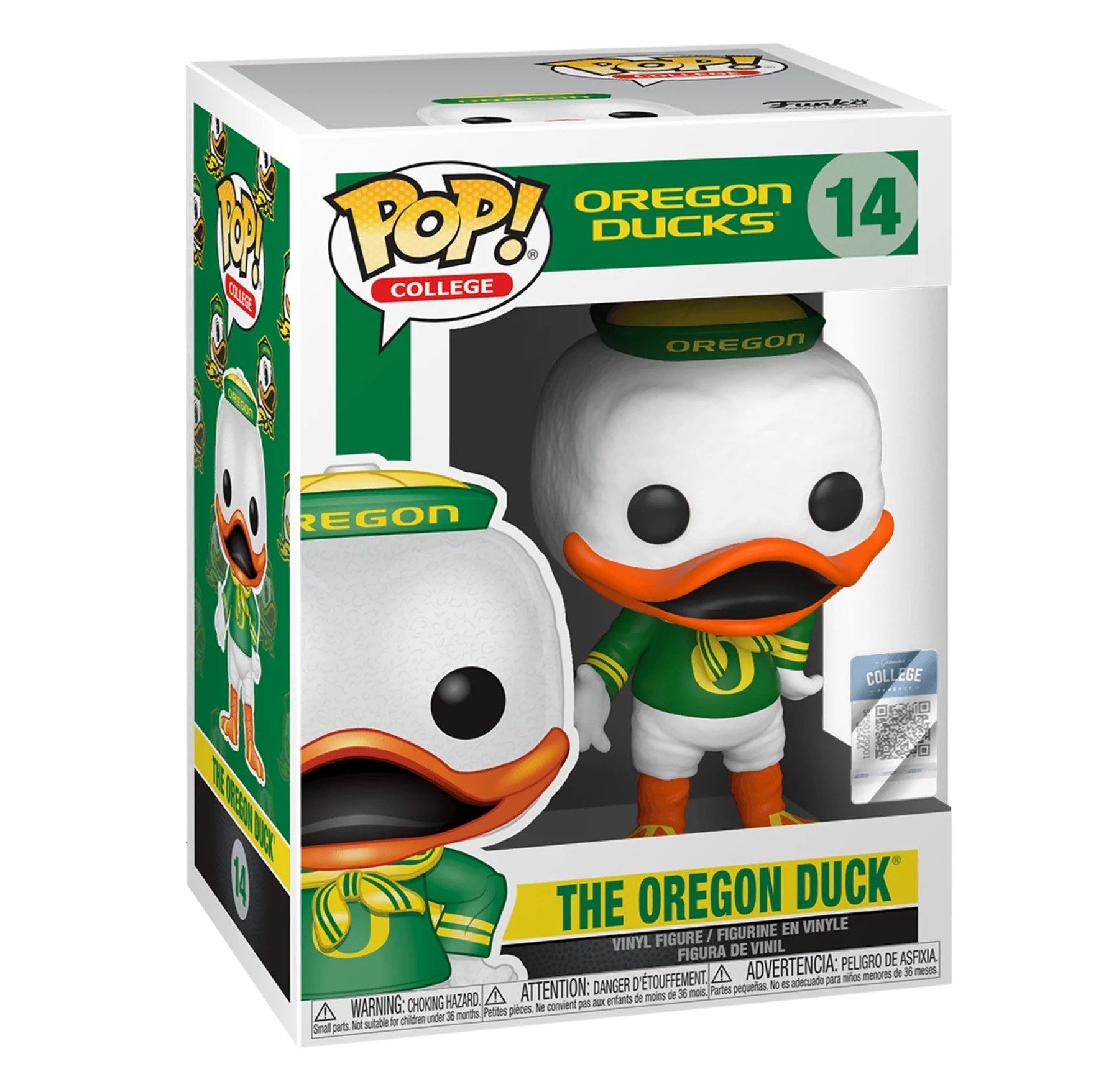 Image for The Oregon Ducks: The Oregon Duck (Mascot) - Funko