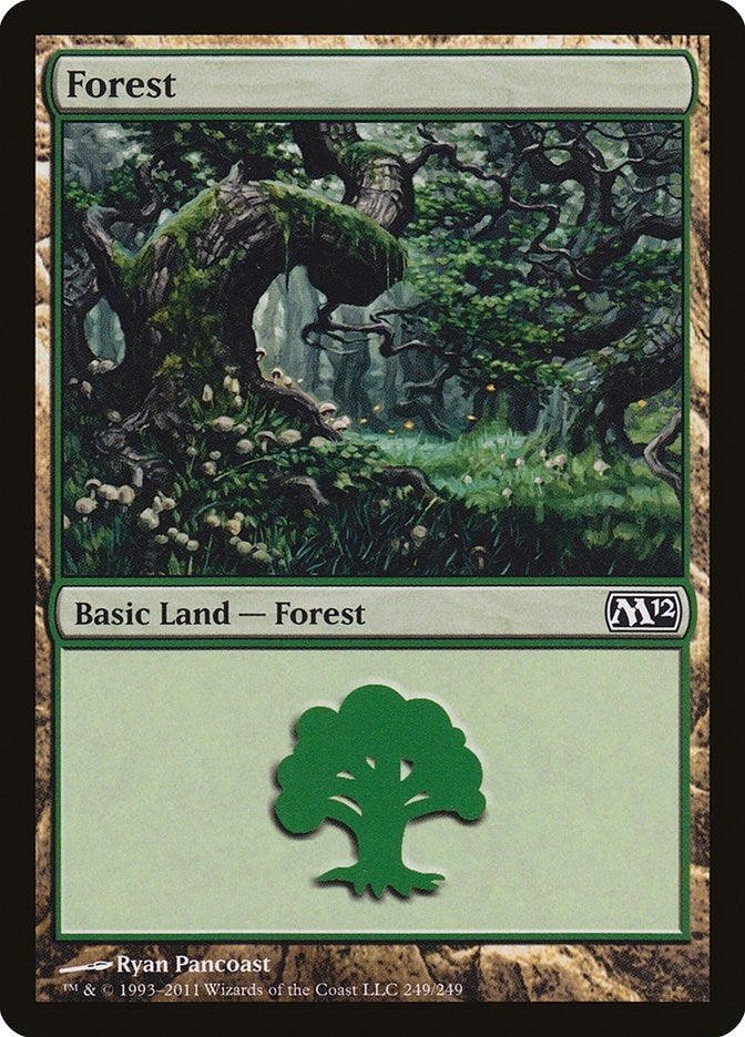 Image for Forest (249) (249) (Magic 2012 (M12)) - Magic: The Gathering