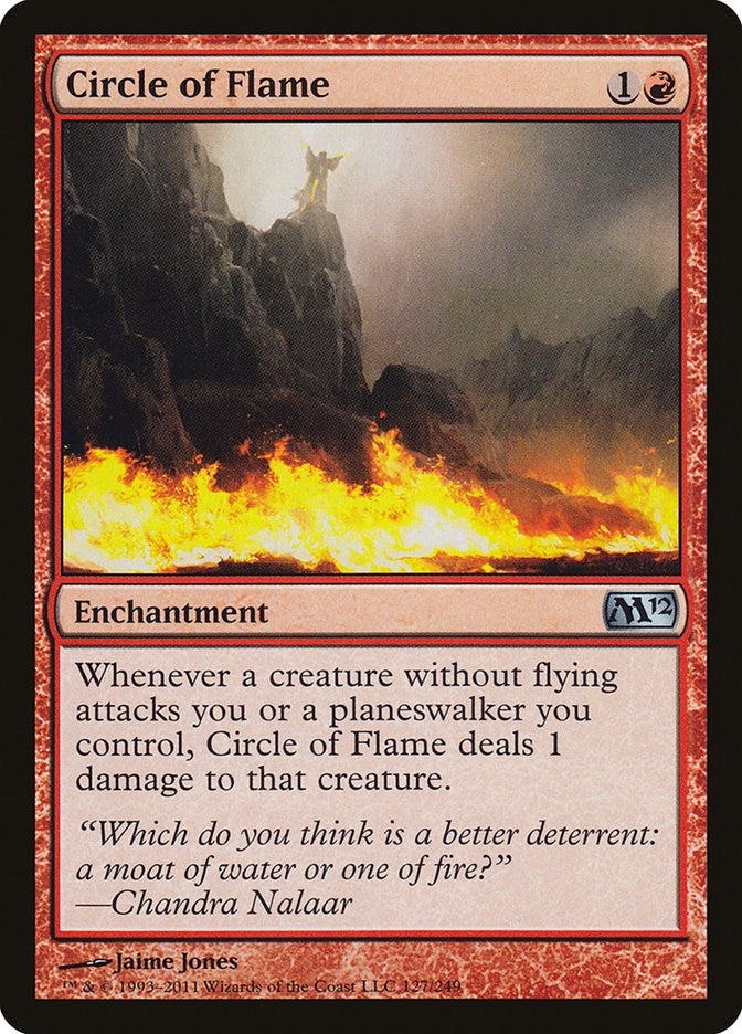 Image for Circle of Flame (127) (Magic 2012 (M12)) - Magic: The Gathering