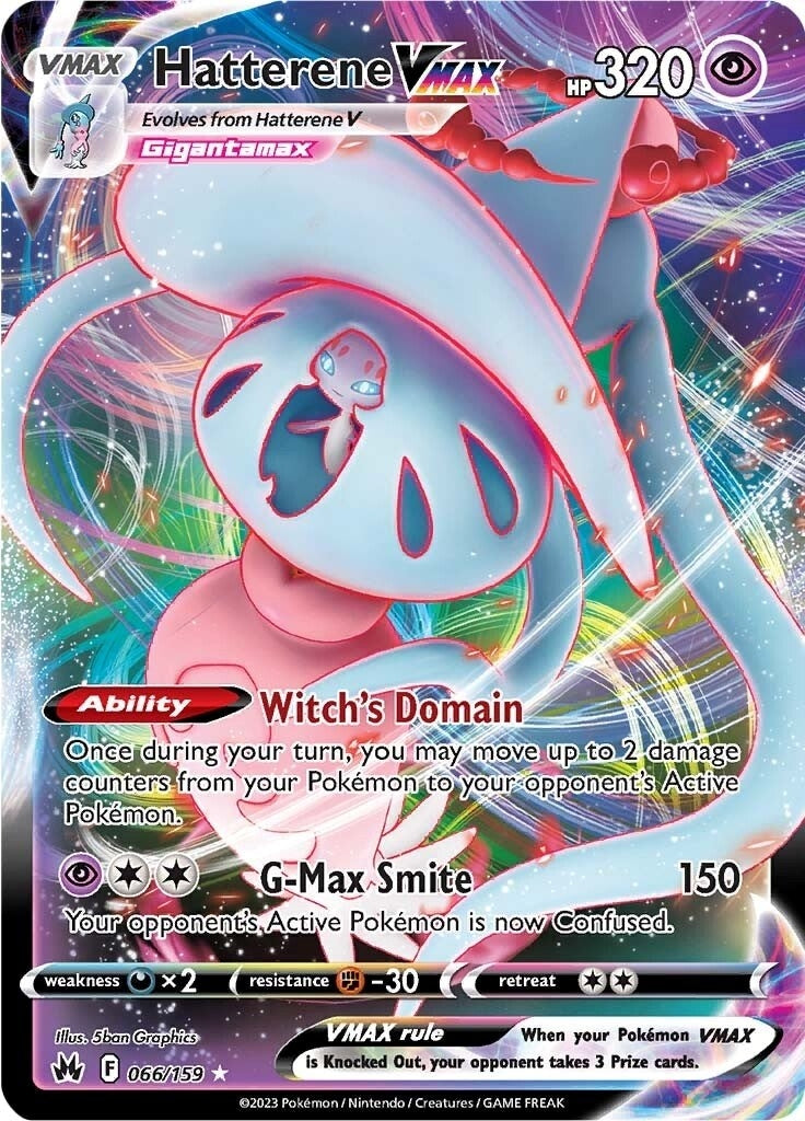 Image for Hatterene VMAX (066/159) (CRZ) - Pokemon