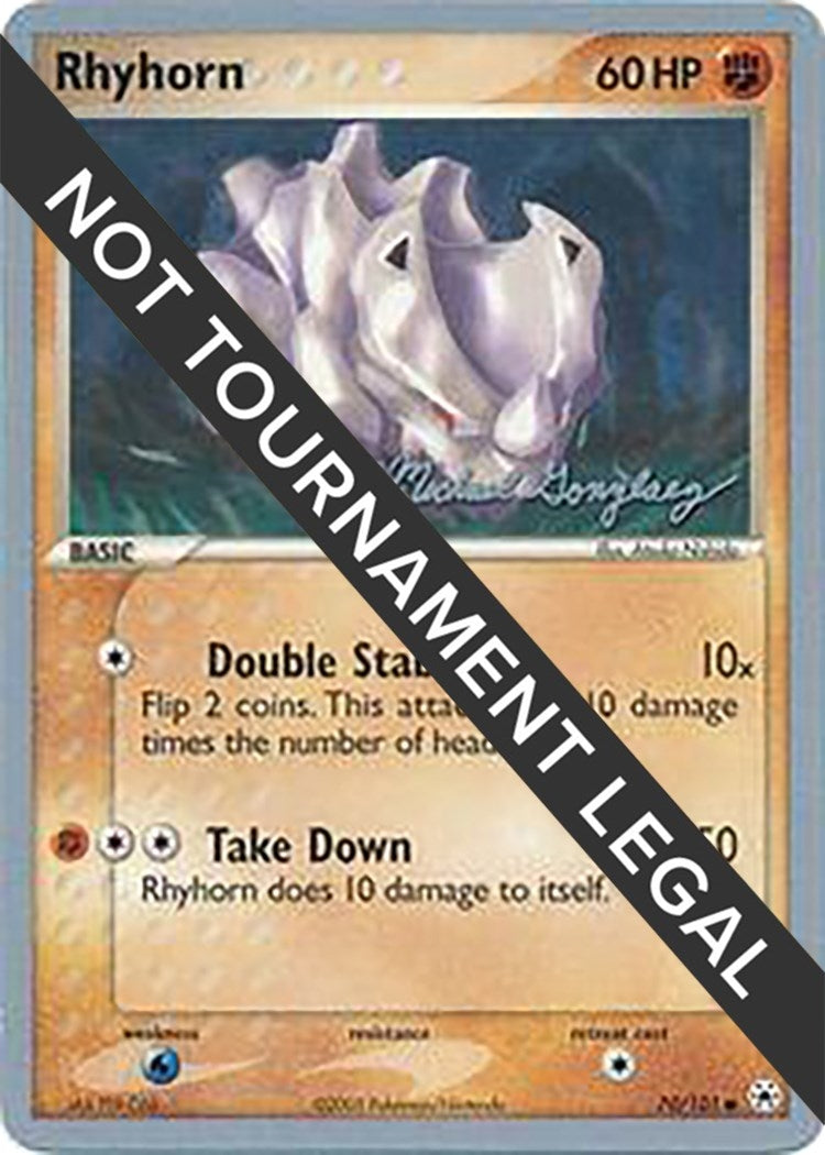 Image for Rhyhorn - 2005 (Michael Gonzalez) (70/101) (WCD) - Pokemon