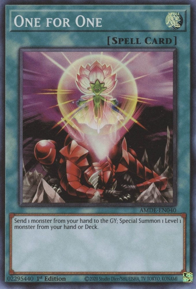 Image for One for One (AMDE-EN040) (AMDE) - YuGiOh
