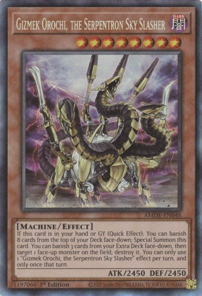 Gizmek Orochi, the Serpentron Sky Slasher (CR) (AMDE-EN048) (AMDE)