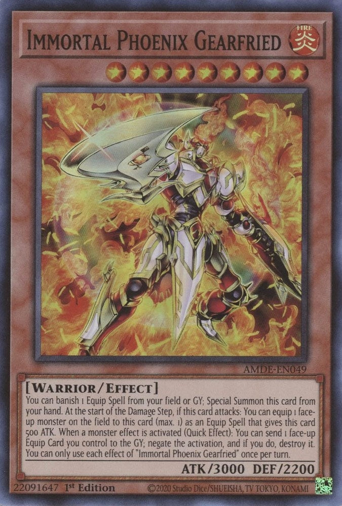 Image for Immortal Phoenix Gearfried (AMDE-EN049) (AMDE) - YuGiOh