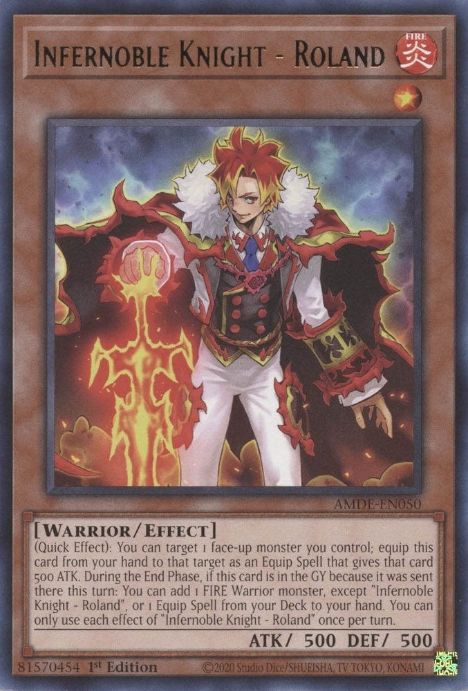 Image for Infernoble Knight - Roland (AMDE-EN050) (AMDE) - YuGiOh