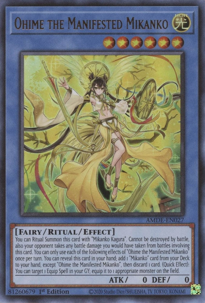 Image for Ohime the Manifested Mikanko (AMDE-EN027) (AMDE) - YuGiOh