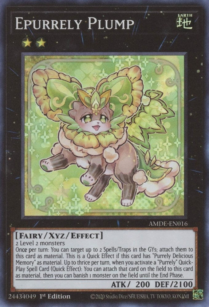 Image for Epurrely Plump (AMDE-EN016) (AMDE) - YuGiOh