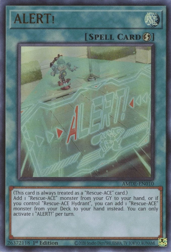 Image for ALERT! (AMDE-EN010) (AMDE) - YuGiOh