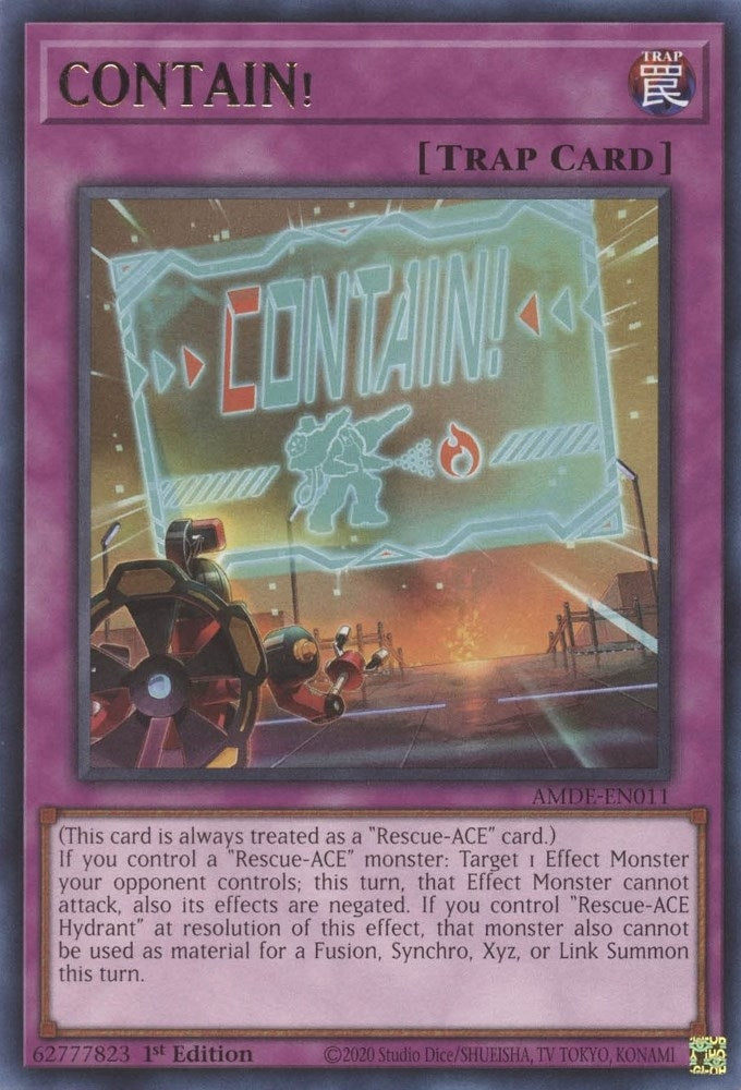 Image for CONTAIN! (AMDE-EN011) (AMDE) - YuGiOh