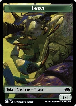 Image for Insect // Bird Double-Sided Token (10 // 1) (Dominaria Remastered) - Magic: The Gathering