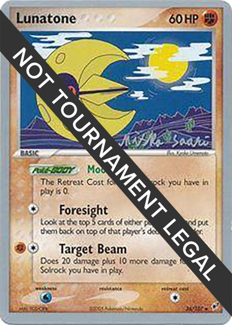Image for Lunatone (36) - 2006 (Miska Saari) (36/107) (WCD) - Pokemon