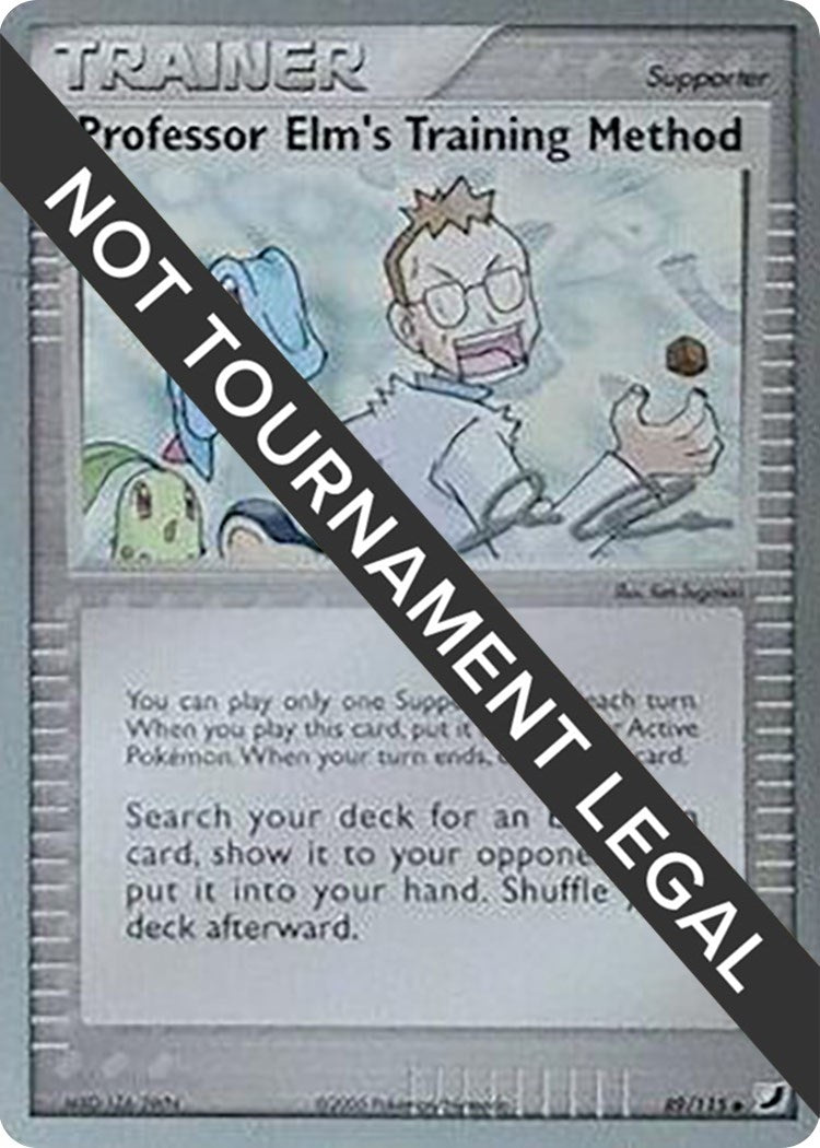Image for Professor Elm's Training Method - 2006 (Jason Klaczynski) (89/115) (WCD) - Pokemon