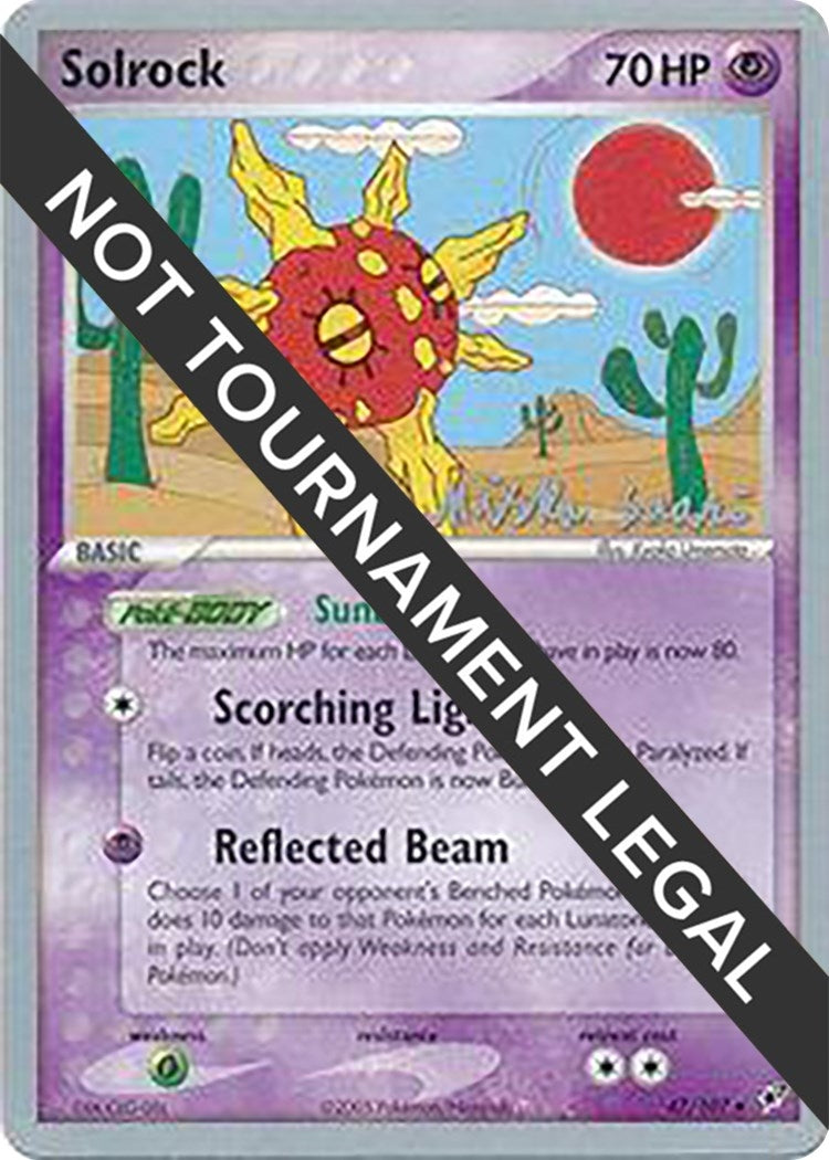 Image for Solrock (47) - 2006 (Miska Saari) (47/107) (WCD) - Pokemon