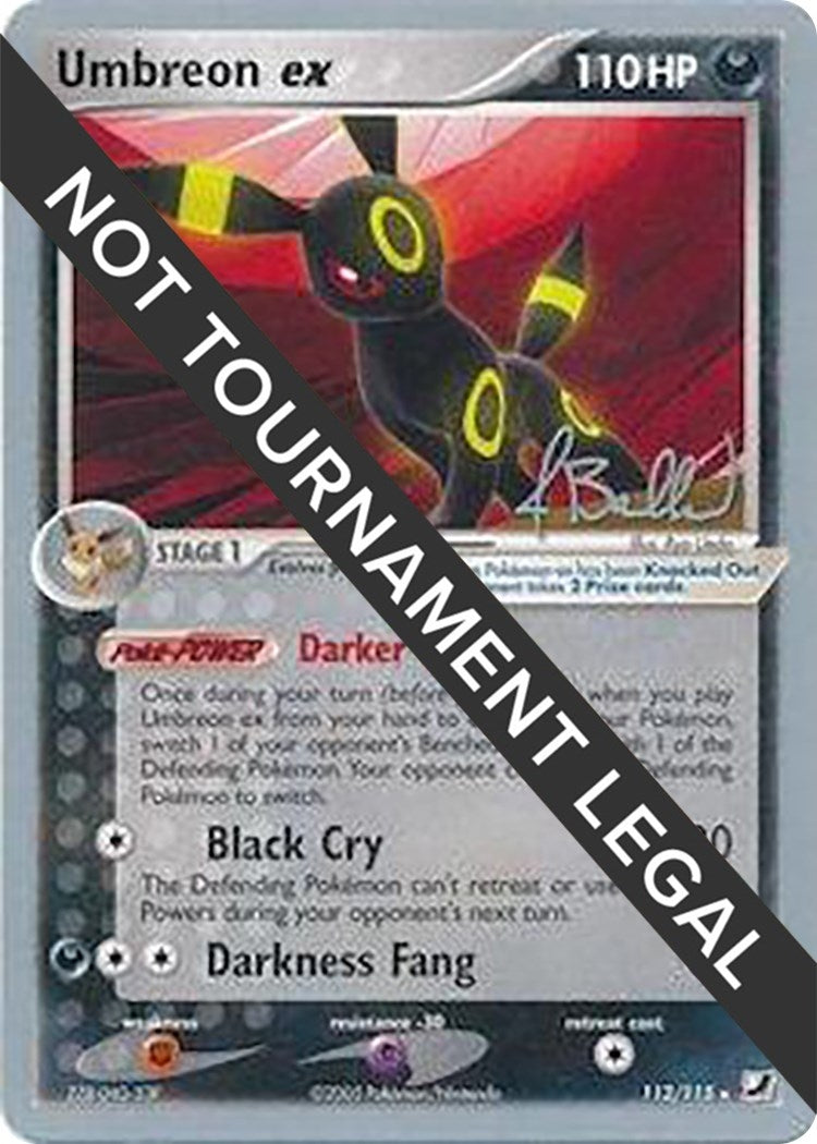 Image for Umbreon ex - 2006 (Jimmy Ballard) (112/115) (WCD) - Pokemon