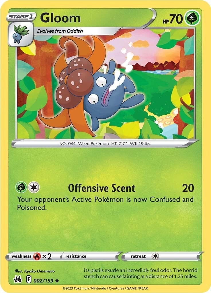 Image for Gloom (002/159) (CRZ) - Pokemon