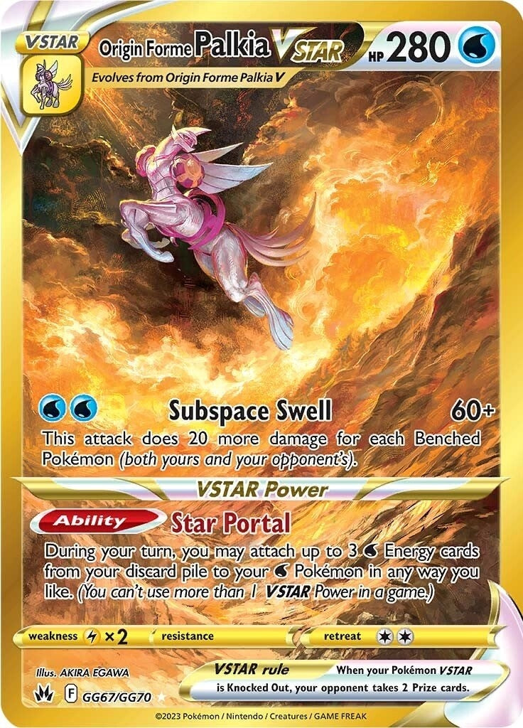 Image for Origin Forme Palkia VSTAR (Secret) (GG67/GG70) (CRZ:GG) - Pokemon