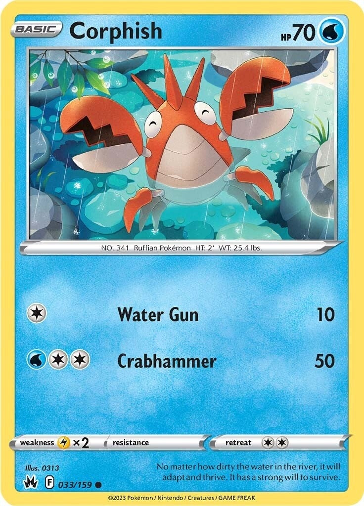 Image for Corphish (033/159) (CRZ) - Pokemon