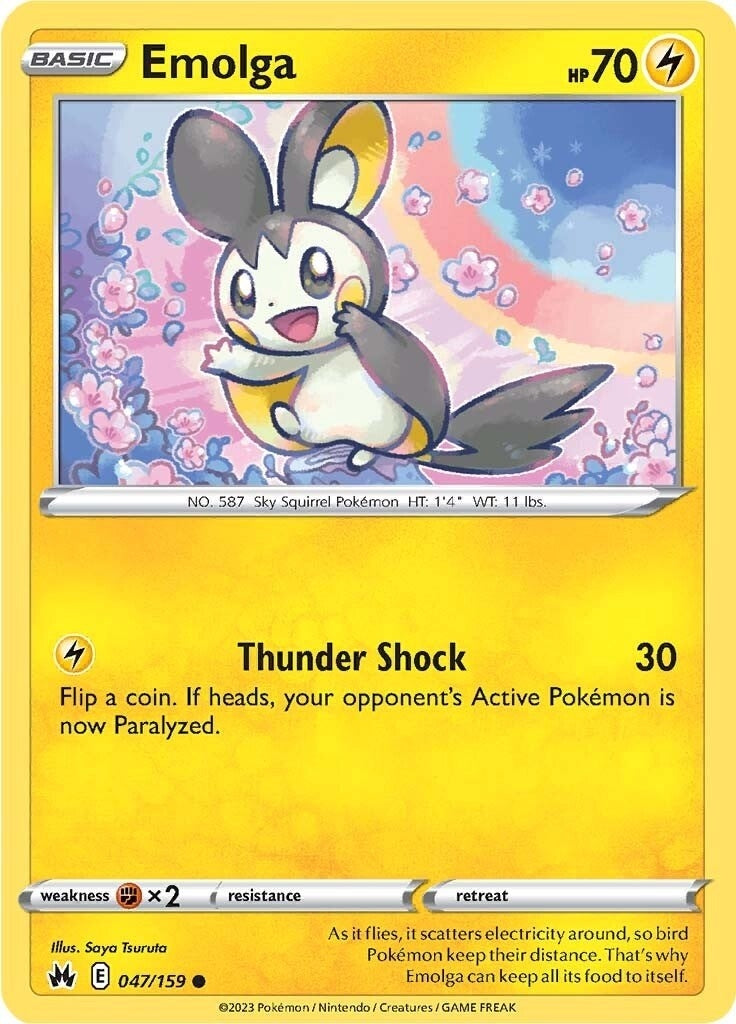 Image for Emolga (047/159) (CRZ) - Pokemon